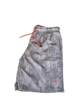 Spyder Gray Kids Shorts with Coral Drawstring